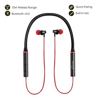 pTron Tangent Beats Magnetic in-Ear Wireless Bluetooth Headphones with Mic - Image 3